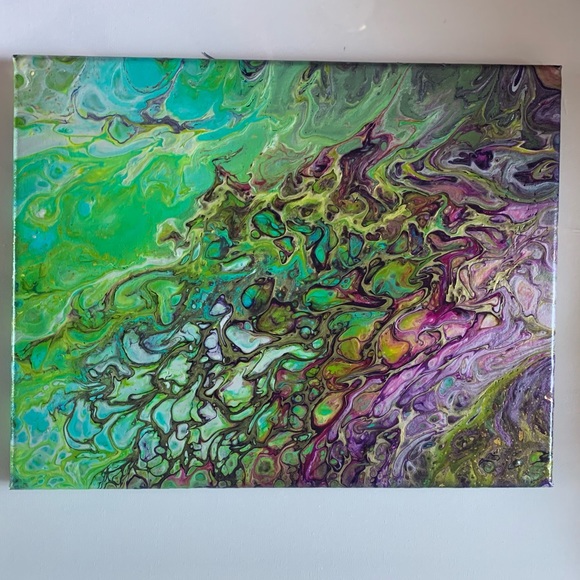 “Filomena” Original Signed Abstract Painting - Picture 3 of 3